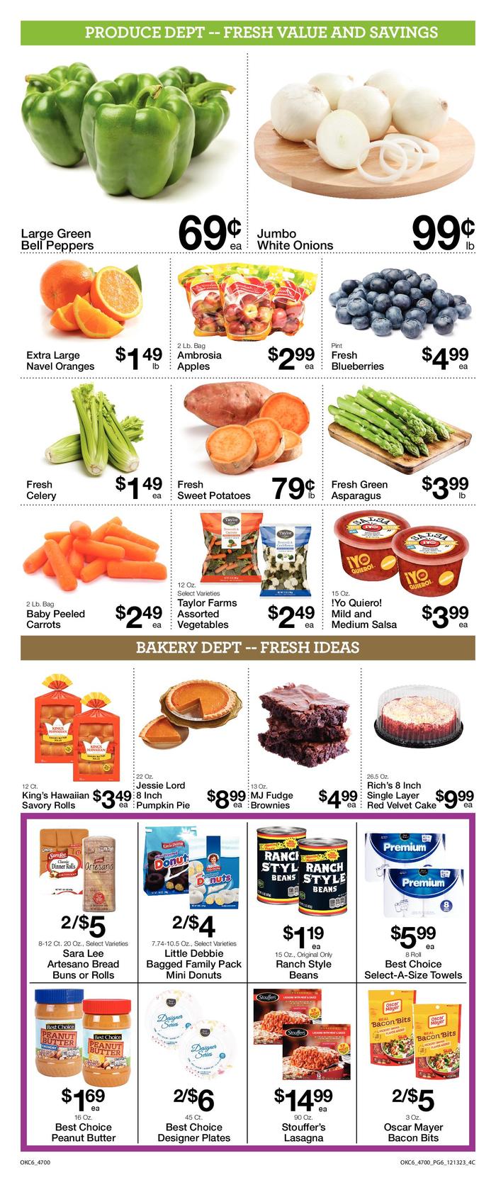 Seiling Foods Ad Specials